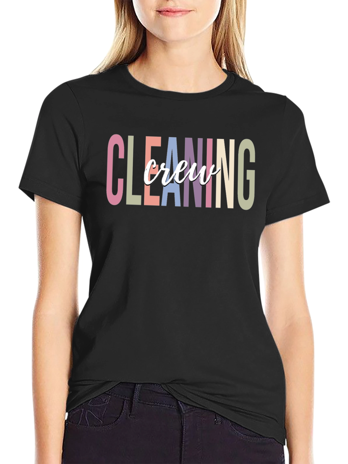 Cleaning Crew Graphic T-Shirt