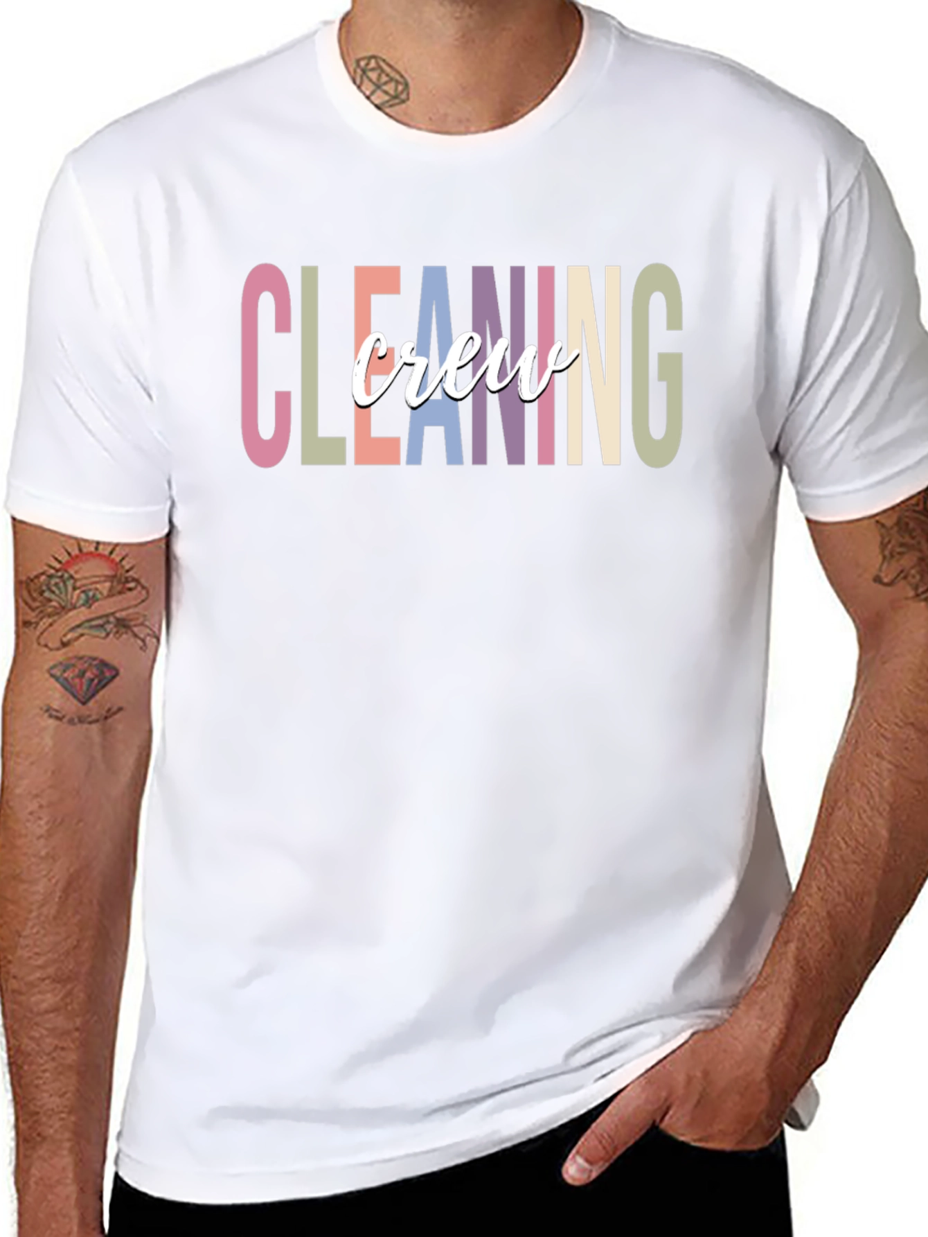 Cleaning Crew Graphic T-Shirt