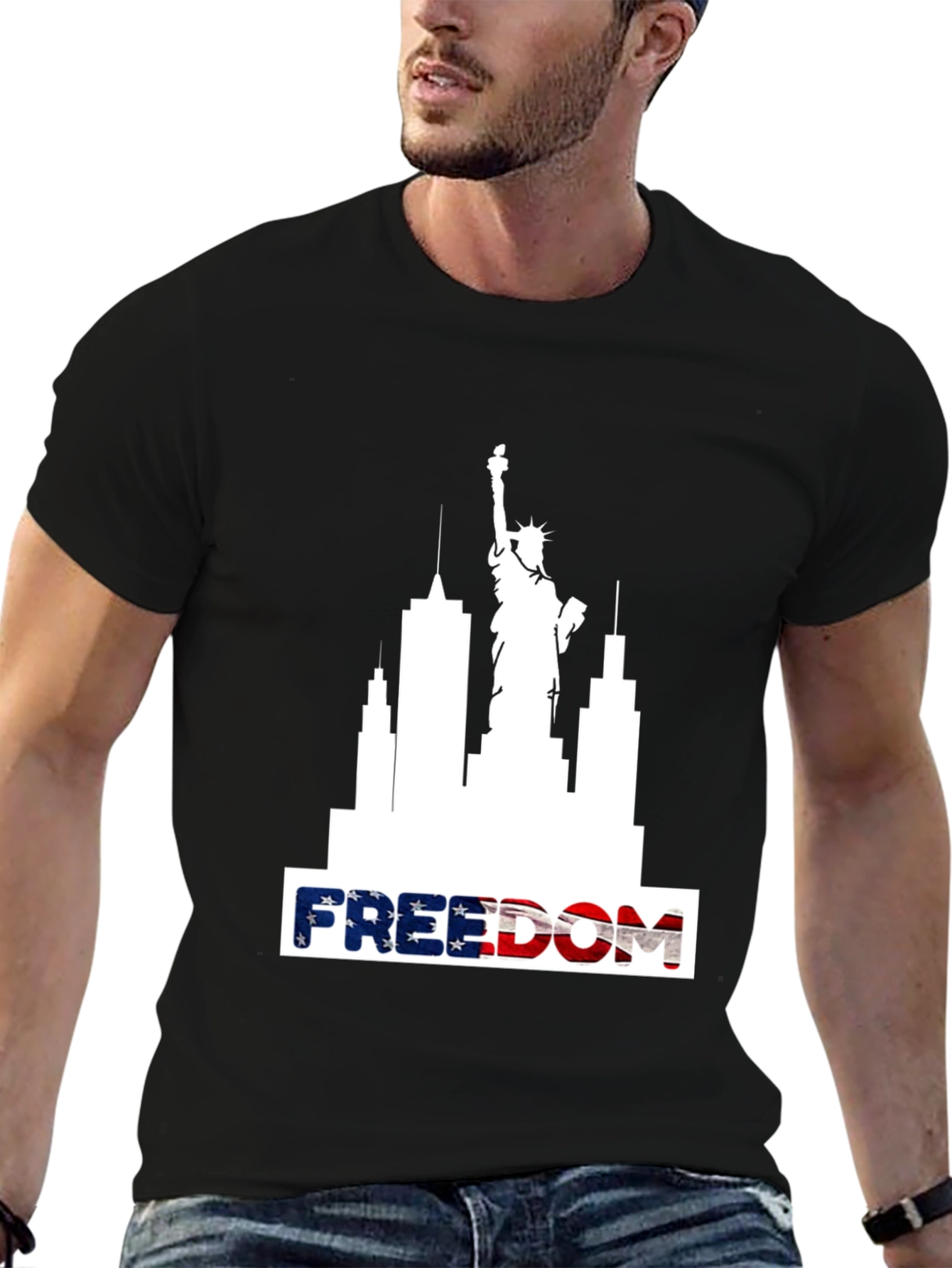 Freedom Statue Tee - Patriotic USA T-Shirt