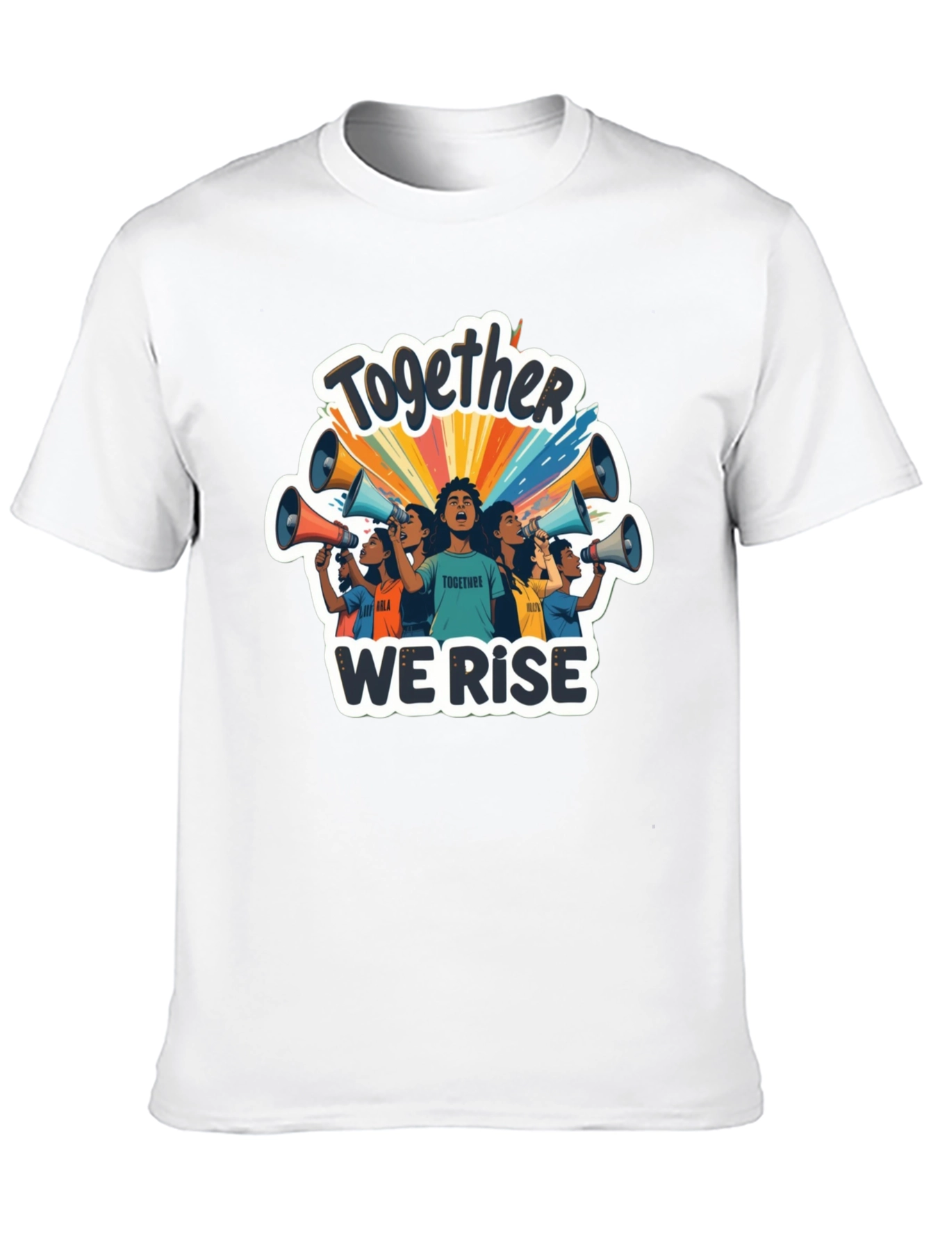 Together We Rise Graphic Tee - Black