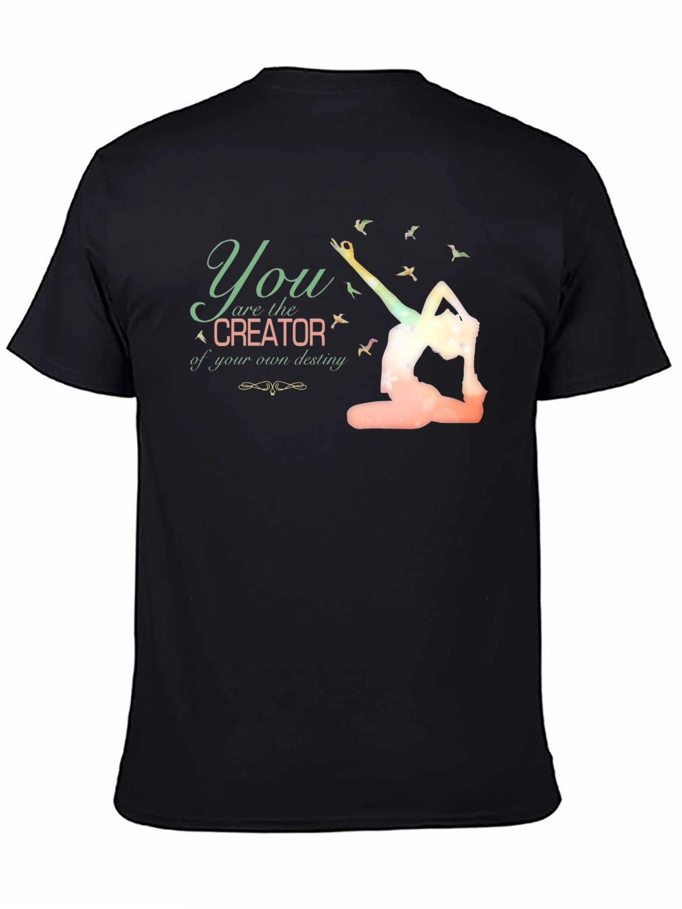 Creator Yoga Pose T-Shirt - Black