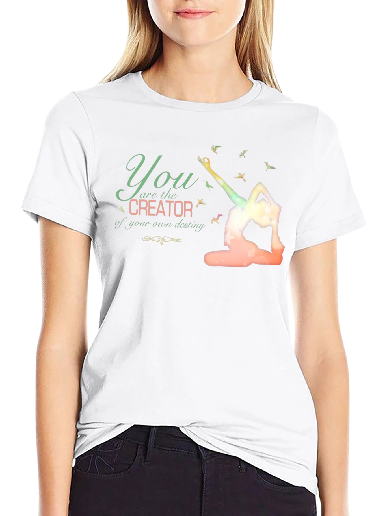 Creator Yoga Pose T-Shirt - Black