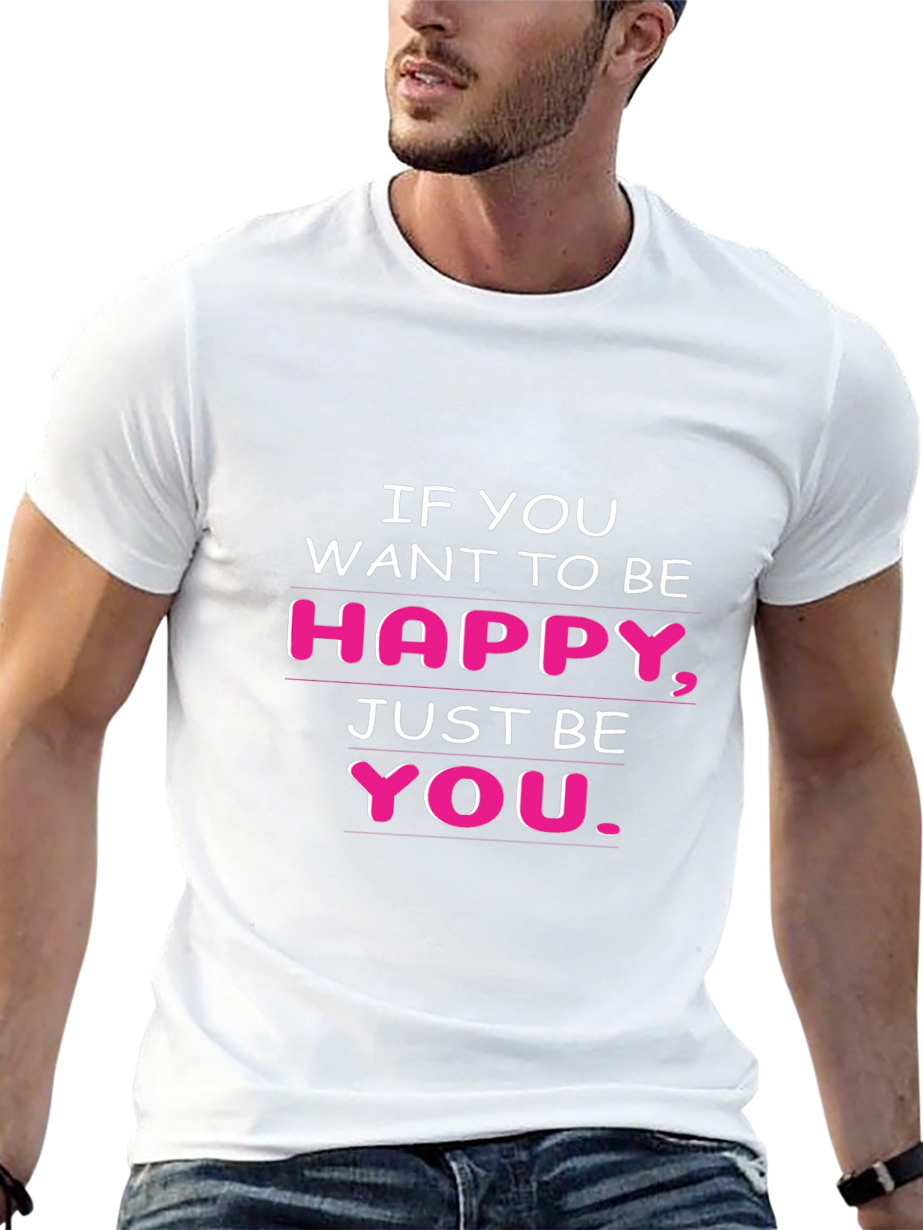 Be Happy T-Shirt - Inspirational Tee