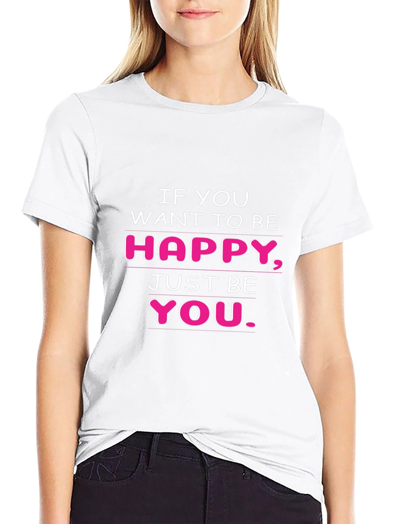 Be Happy T-Shirt - Inspirational Tee