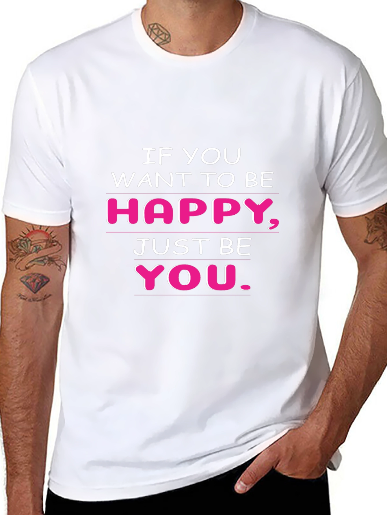 Be Happy T-Shirt - Inspirational Tee
