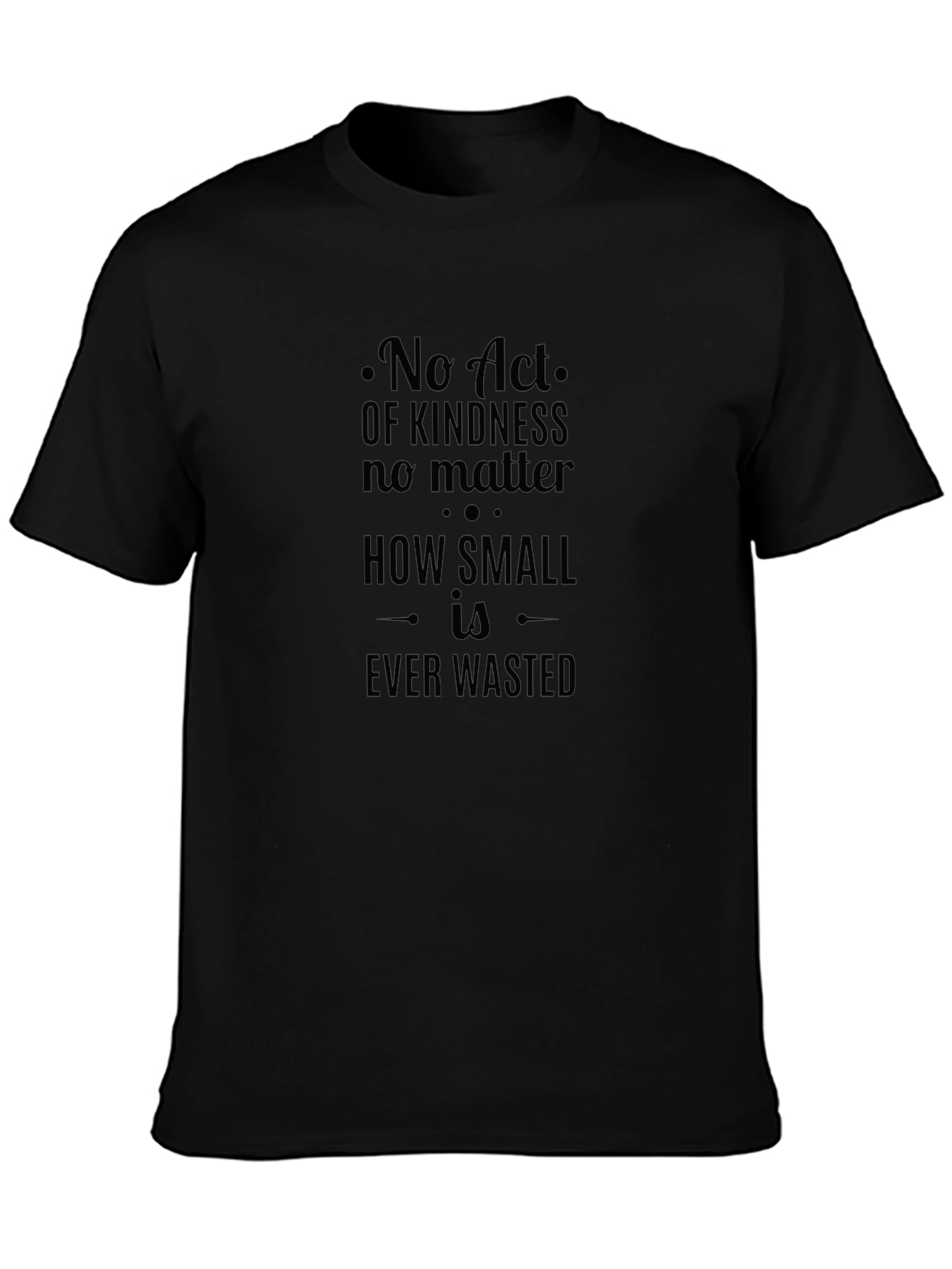 Kindness Matters Black Graphic Tee