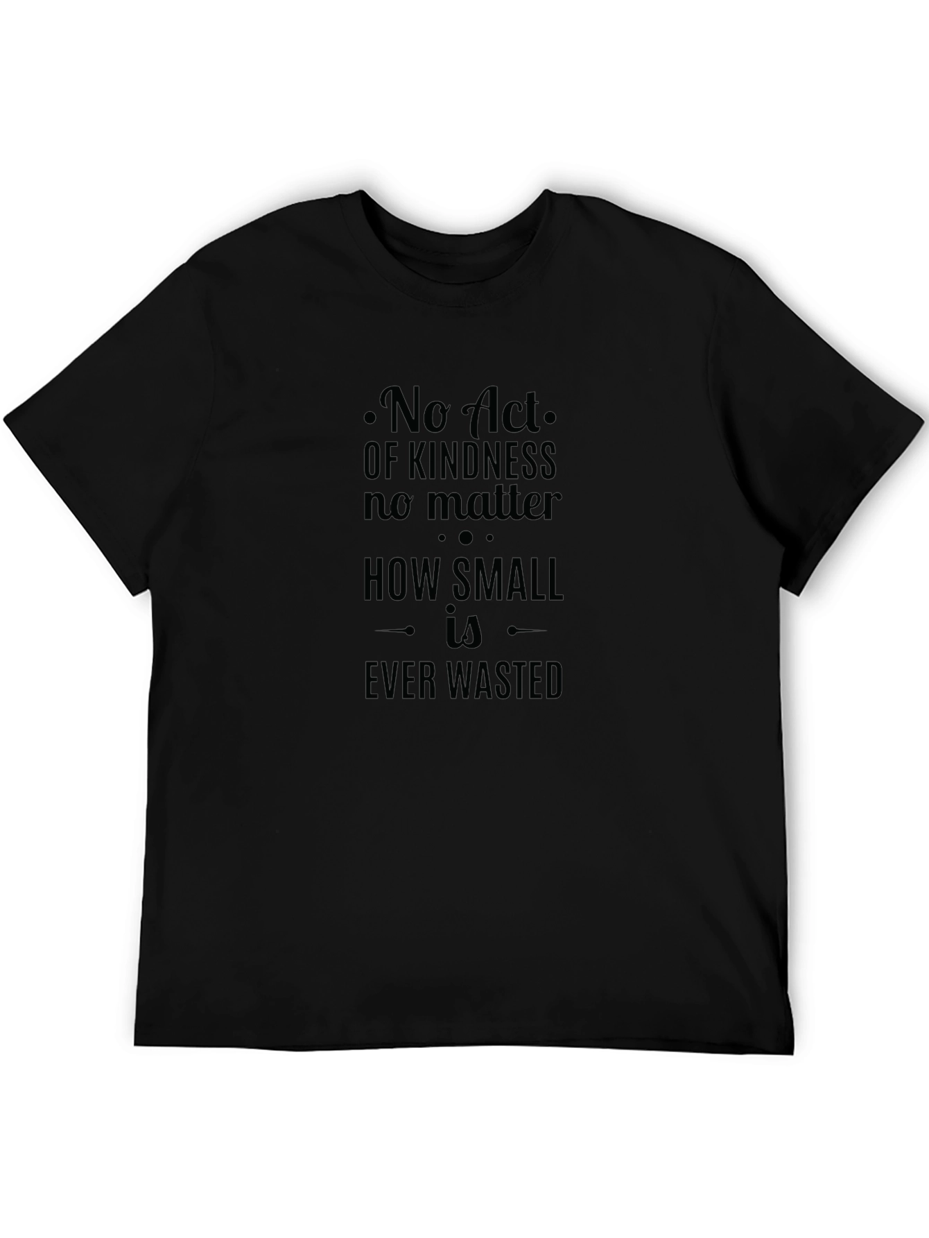 Kindness Matters Black Graphic Tee