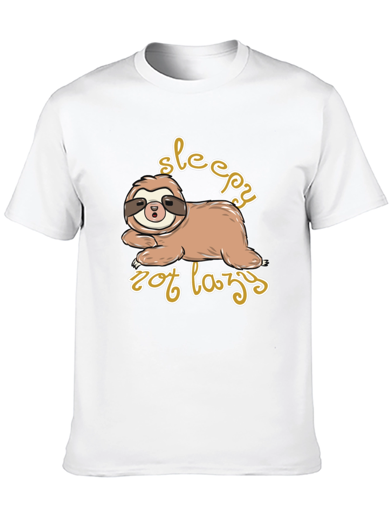 Sleepy Sloth Graphic Tee - Relaxed Fit