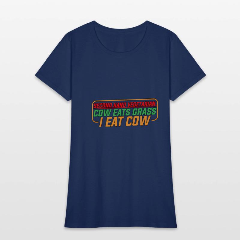 Second Hand Vegetarian, Cow Eats Grass, I Eat Cow4