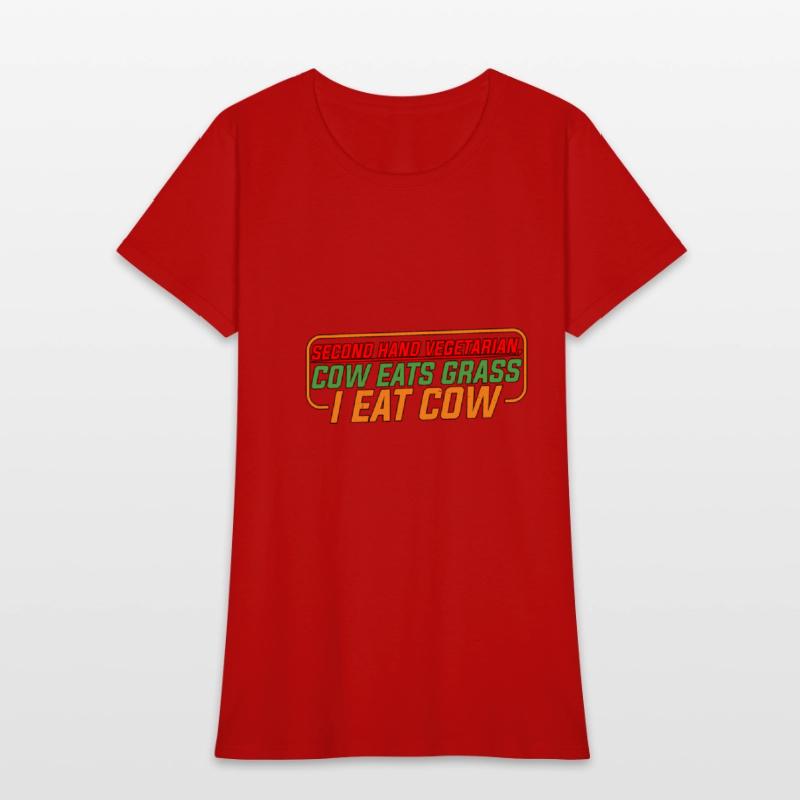 Second Hand Vegetarian, Cow Eats Grass, I Eat Cow4