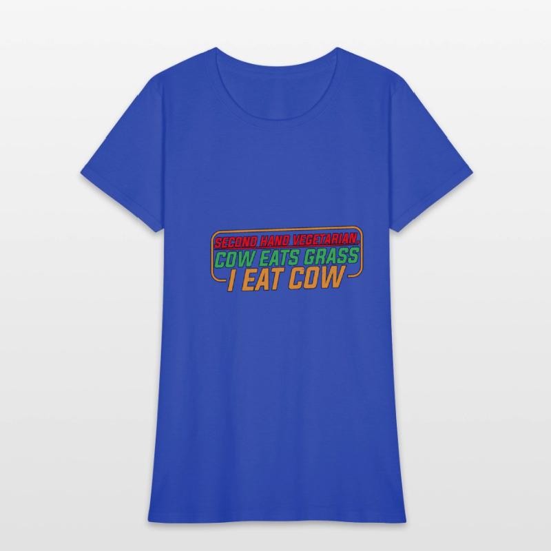 Second Hand Vegetarian, Cow Eats Grass, I Eat Cow4