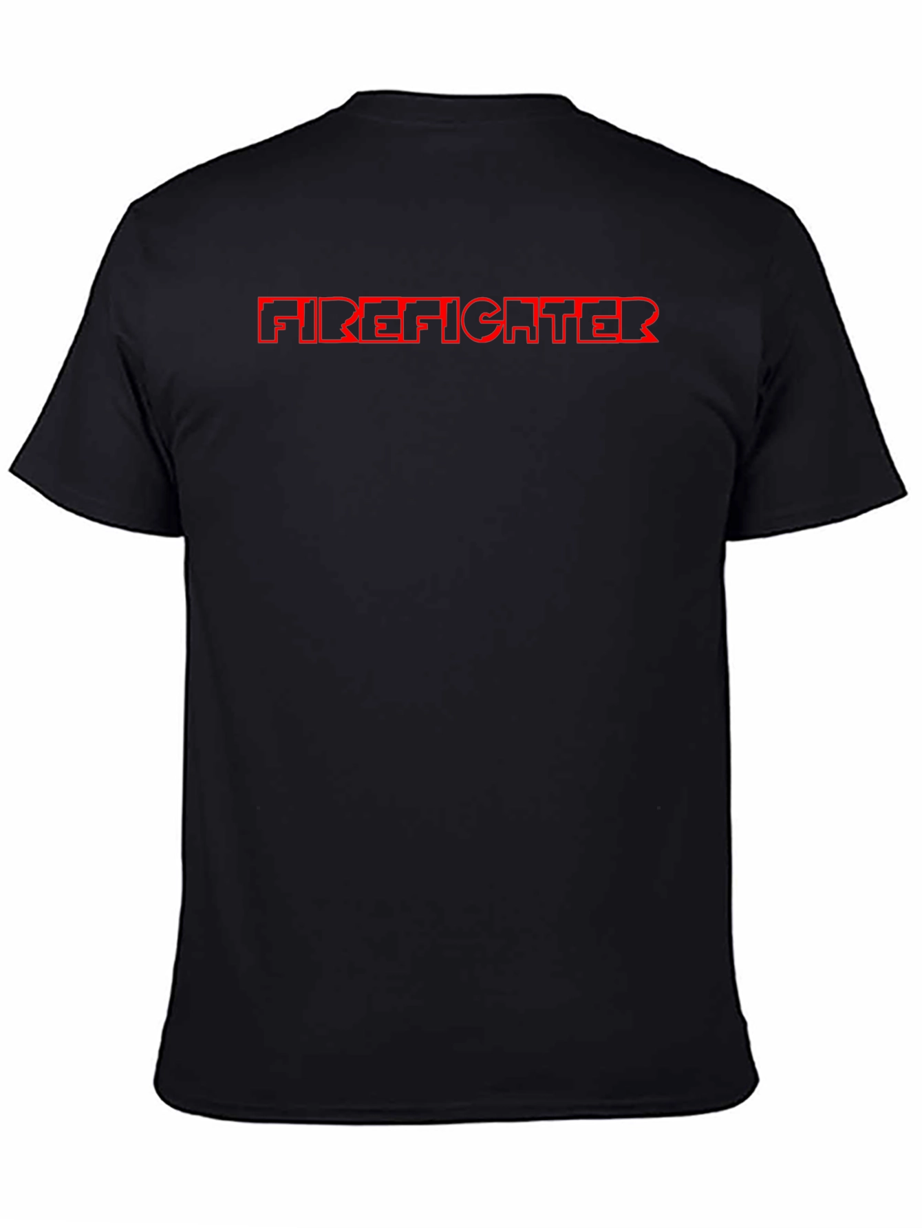 Firefighter T-Shirt - Bold Red Graphic Tee