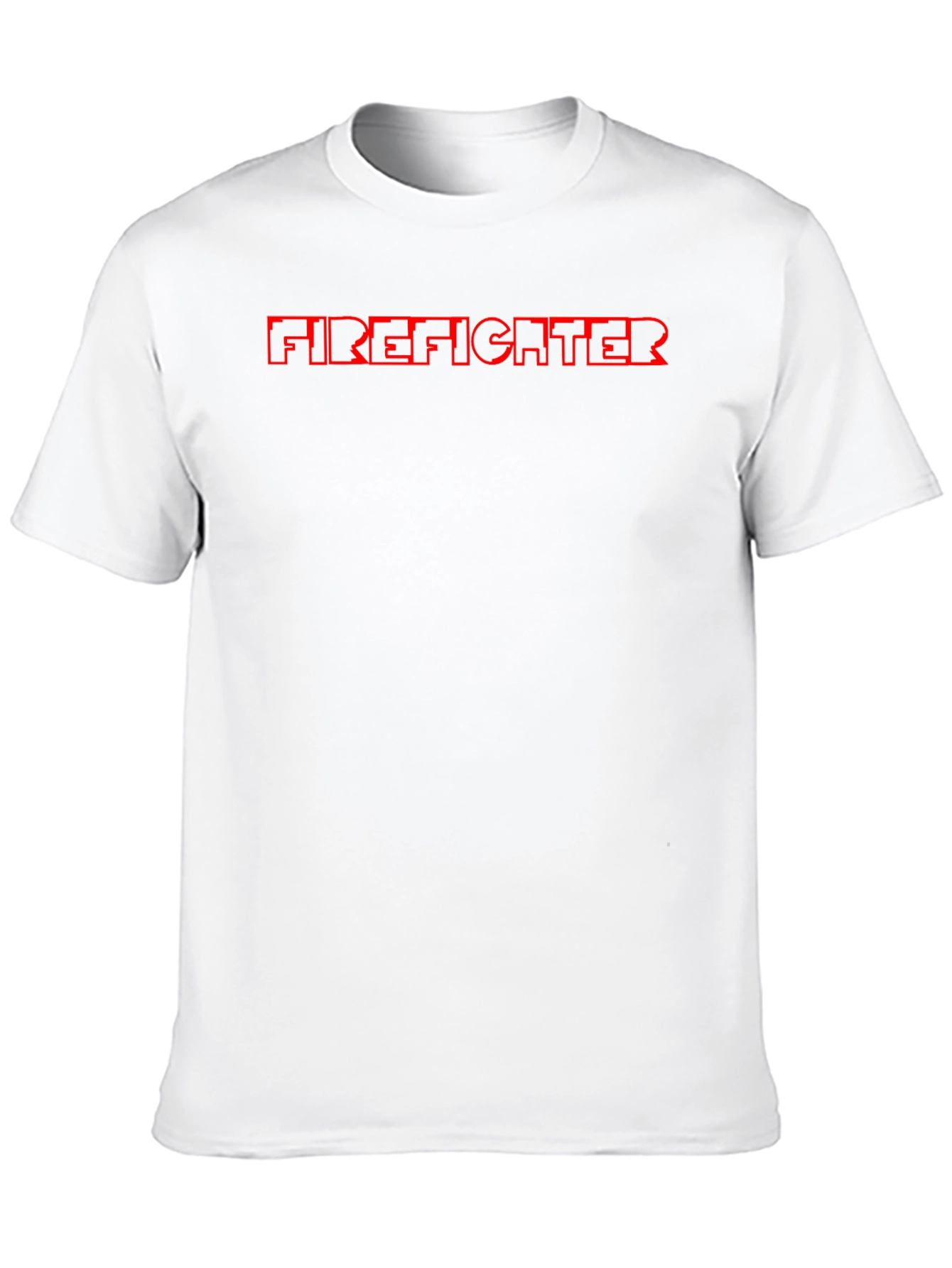 Firefighter T-Shirt - Bold Red Graphic Tee