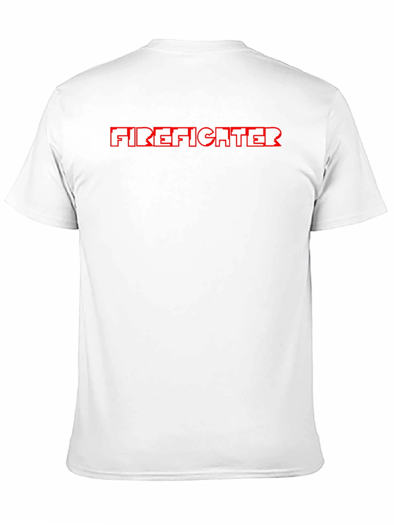 Firefighter T-Shirt - Bold Red Graphic Tee