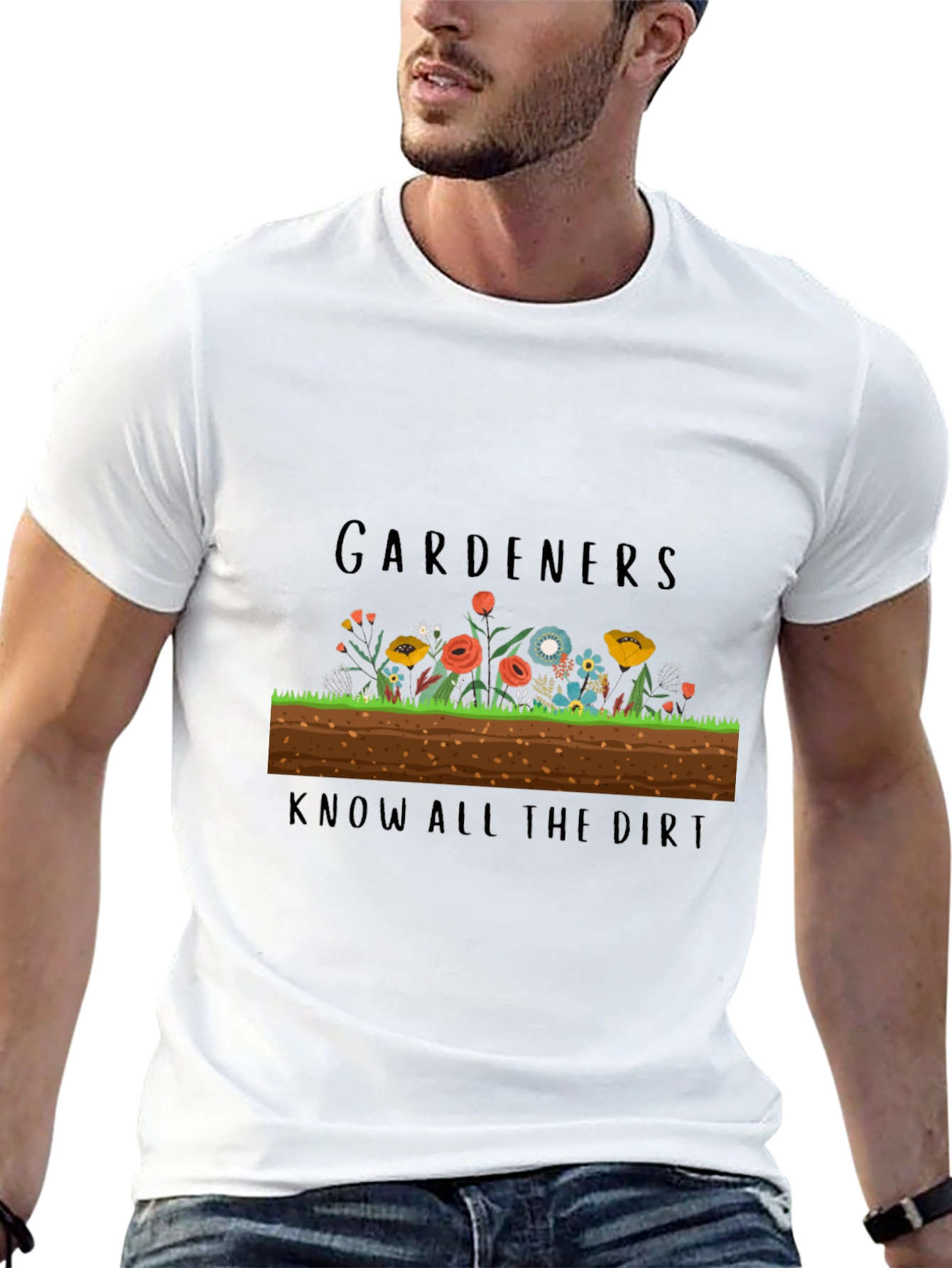 Gardeners Know All the Dirt Black T-Shirt