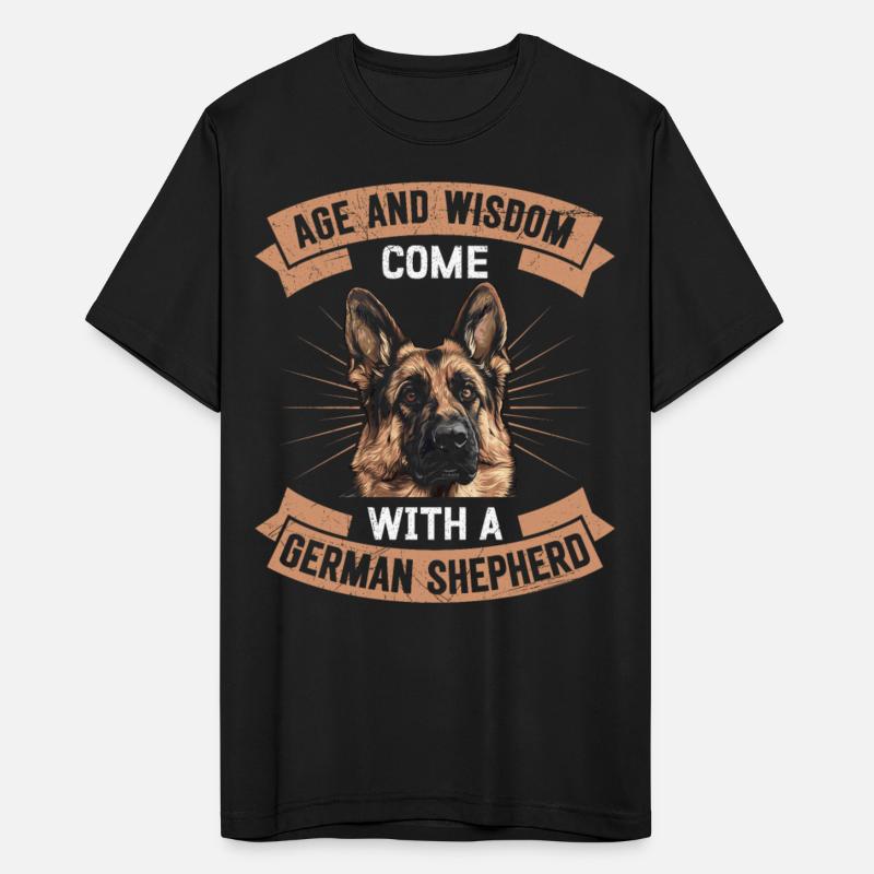 Shepherd Dog AGE AND WISDOM COME WITH GERMAN