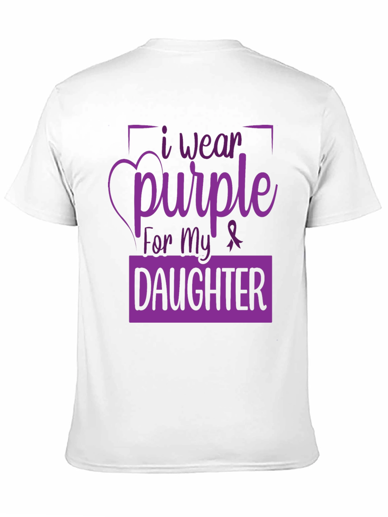 I Wear Purple for My Daughter T-Shirt