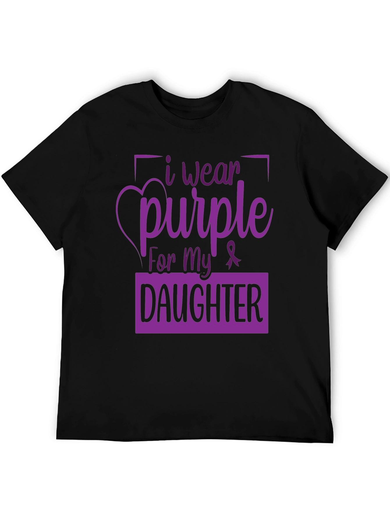 I Wear Purple for My Daughter T-Shirt