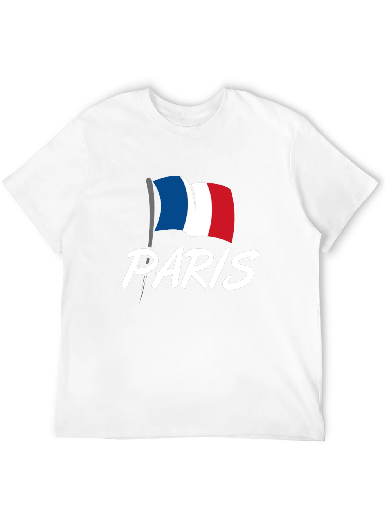 Paris France Flag Graphic T-Shirt