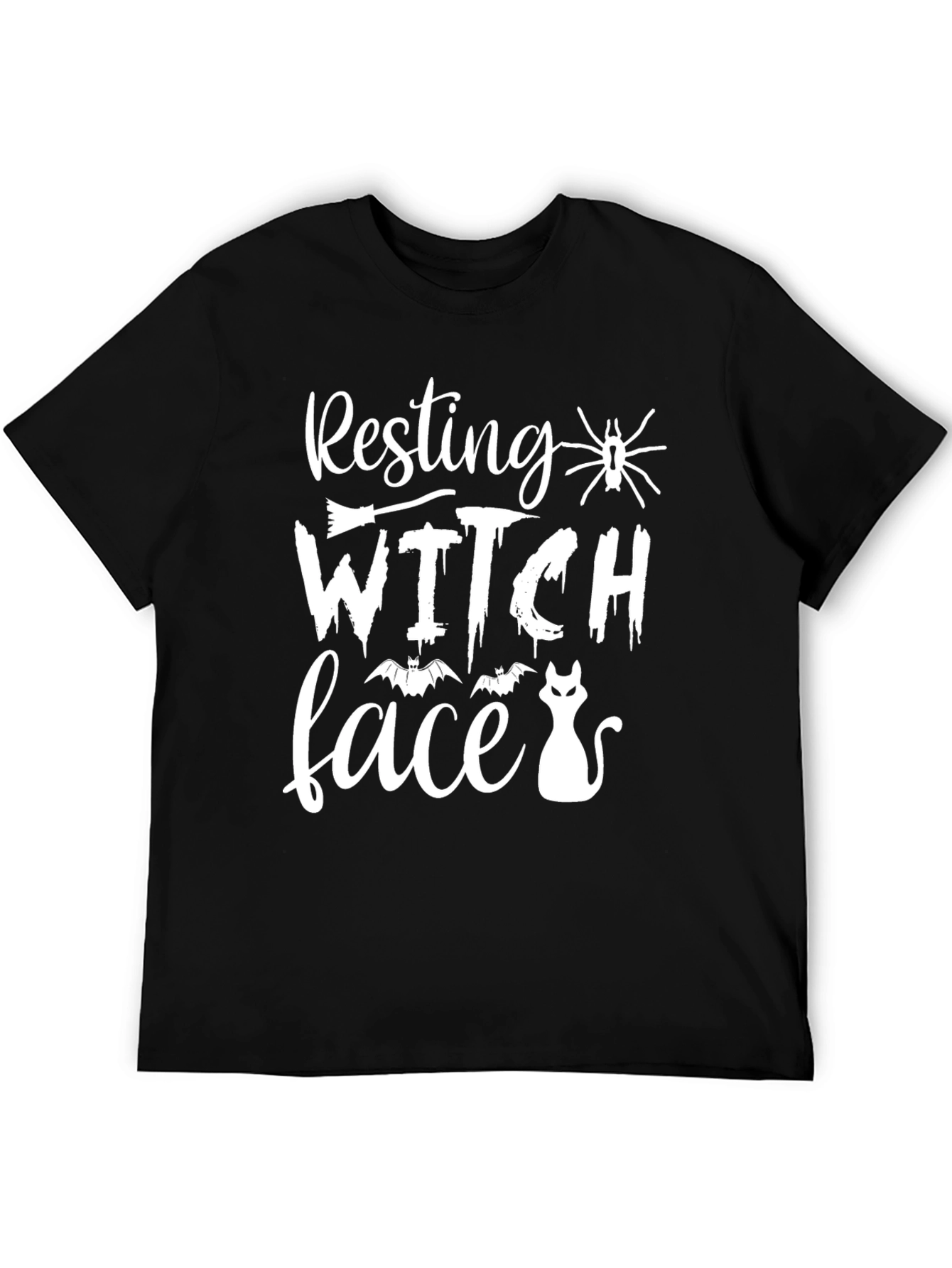 Resting Witch Face Halloween T-Shirt