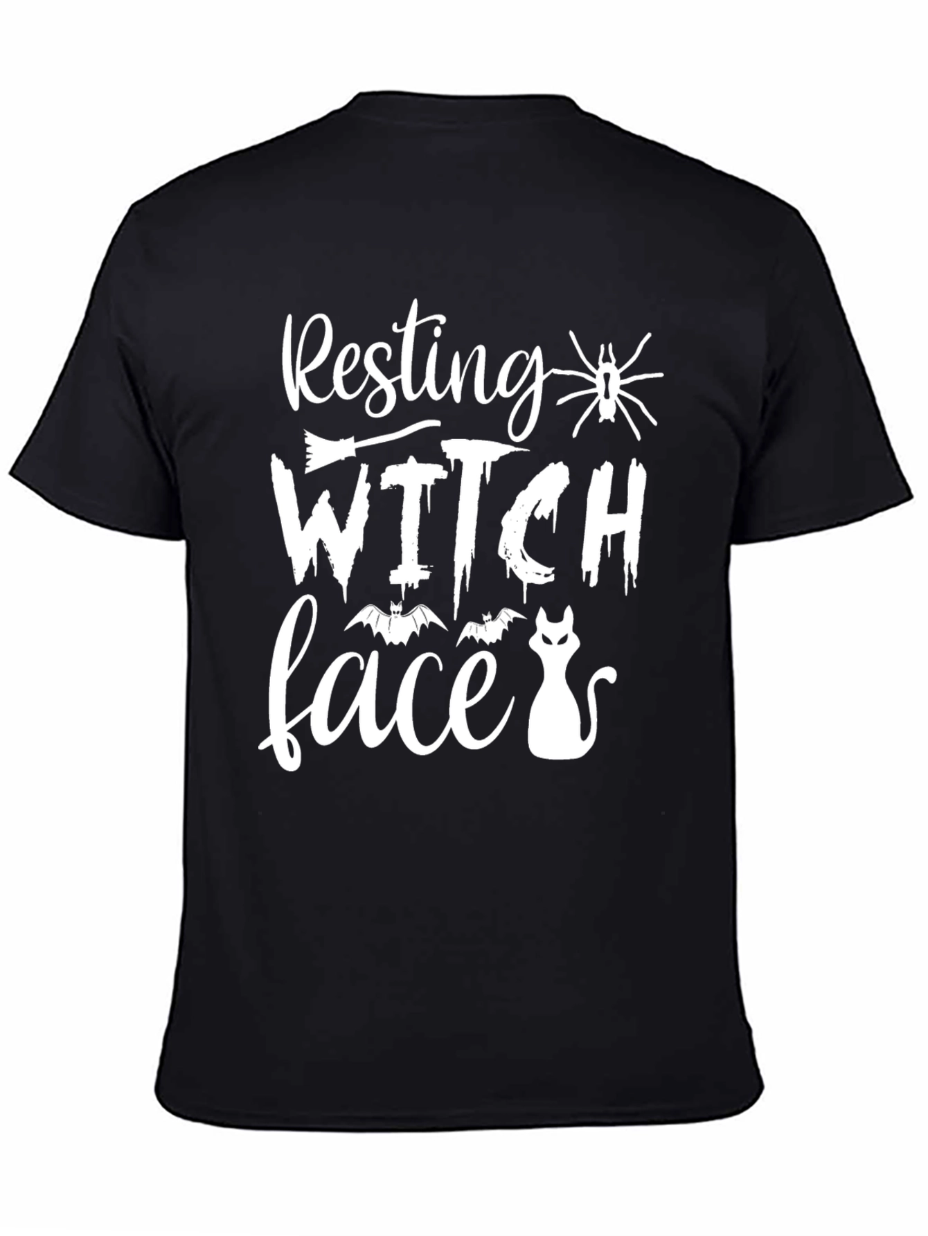 Resting Witch Face Halloween T-Shirt
