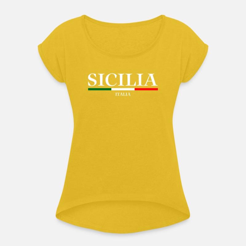 Sicilia Flag Sicily Palermo Italy