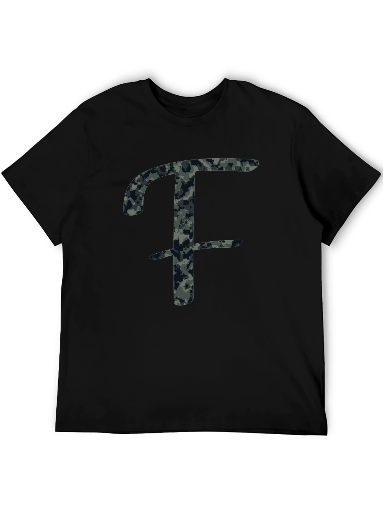 Camo F Graphic Tee - Stylish Urban Wear