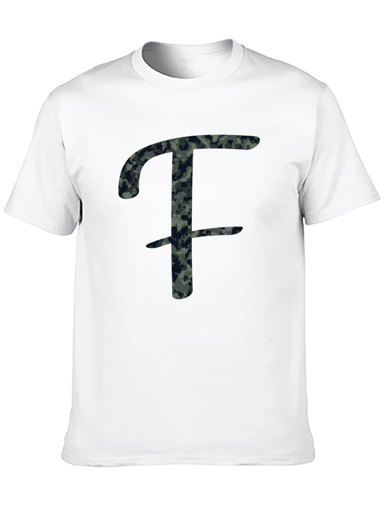 Camo F Graphic Tee - Stylish Urban Wear