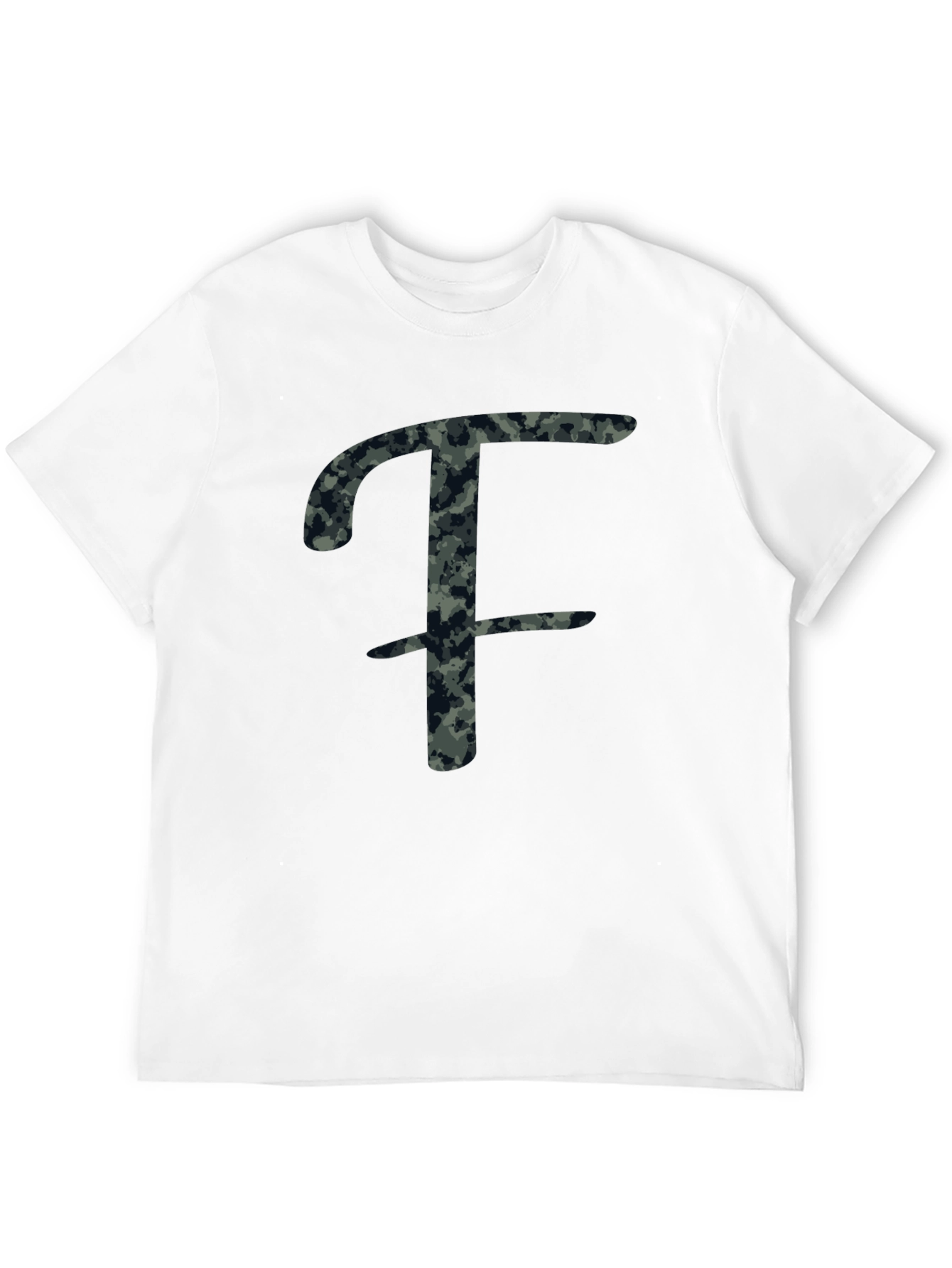 Camo F Graphic Tee - Stylish Urban Wear