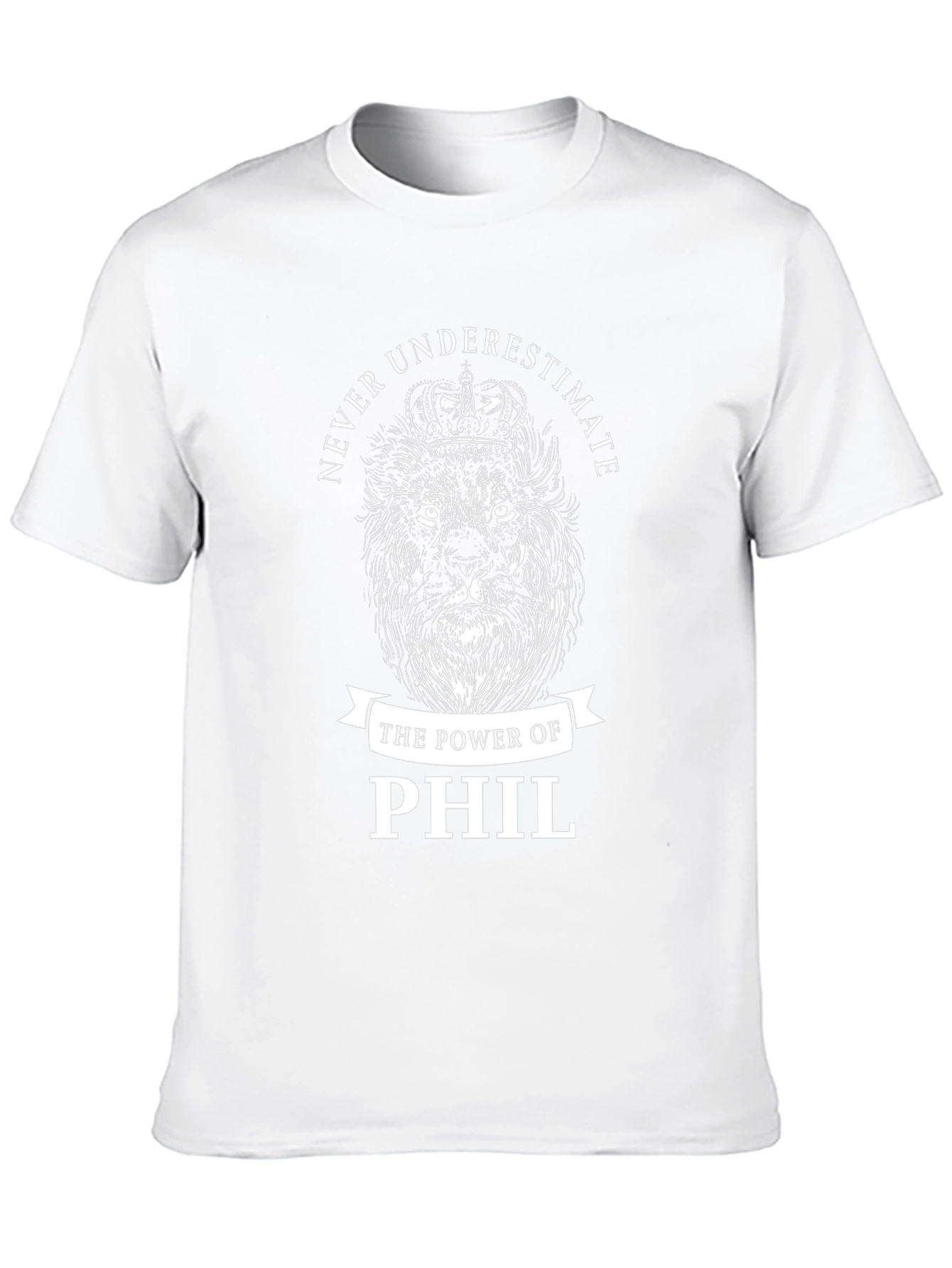 Never Underestimate Phil Lion Graphic T-Shirt