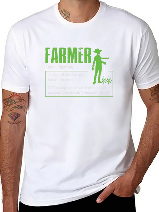 Farmer Definition T-Shirt - Agricultural Gift