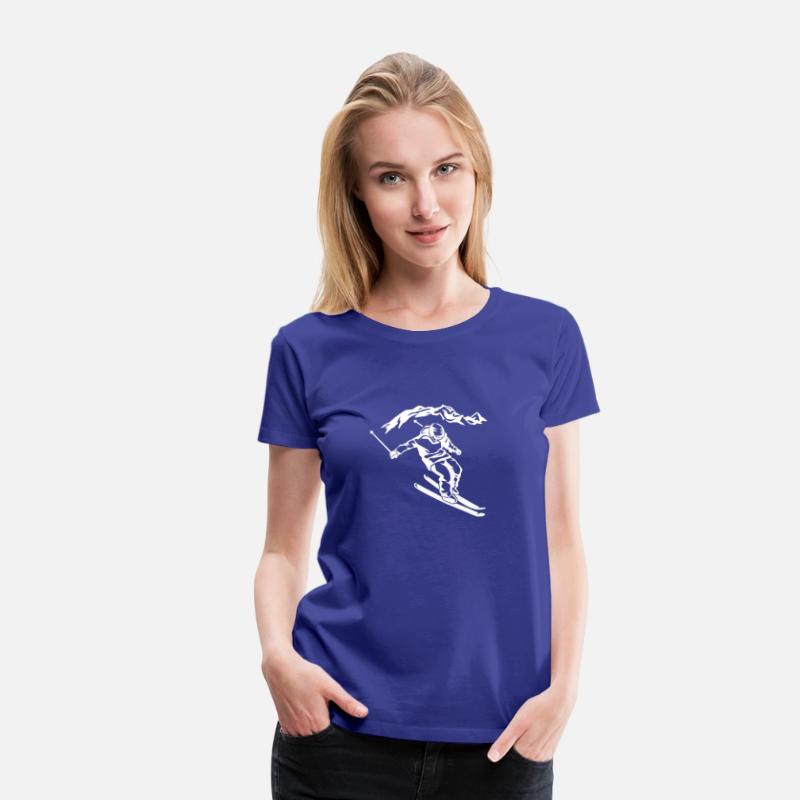 Skiers in the mountains - Ski - Winter sports