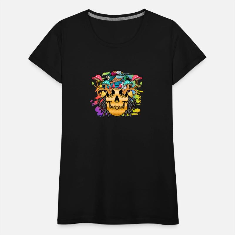 Skull Hippie After Life Design