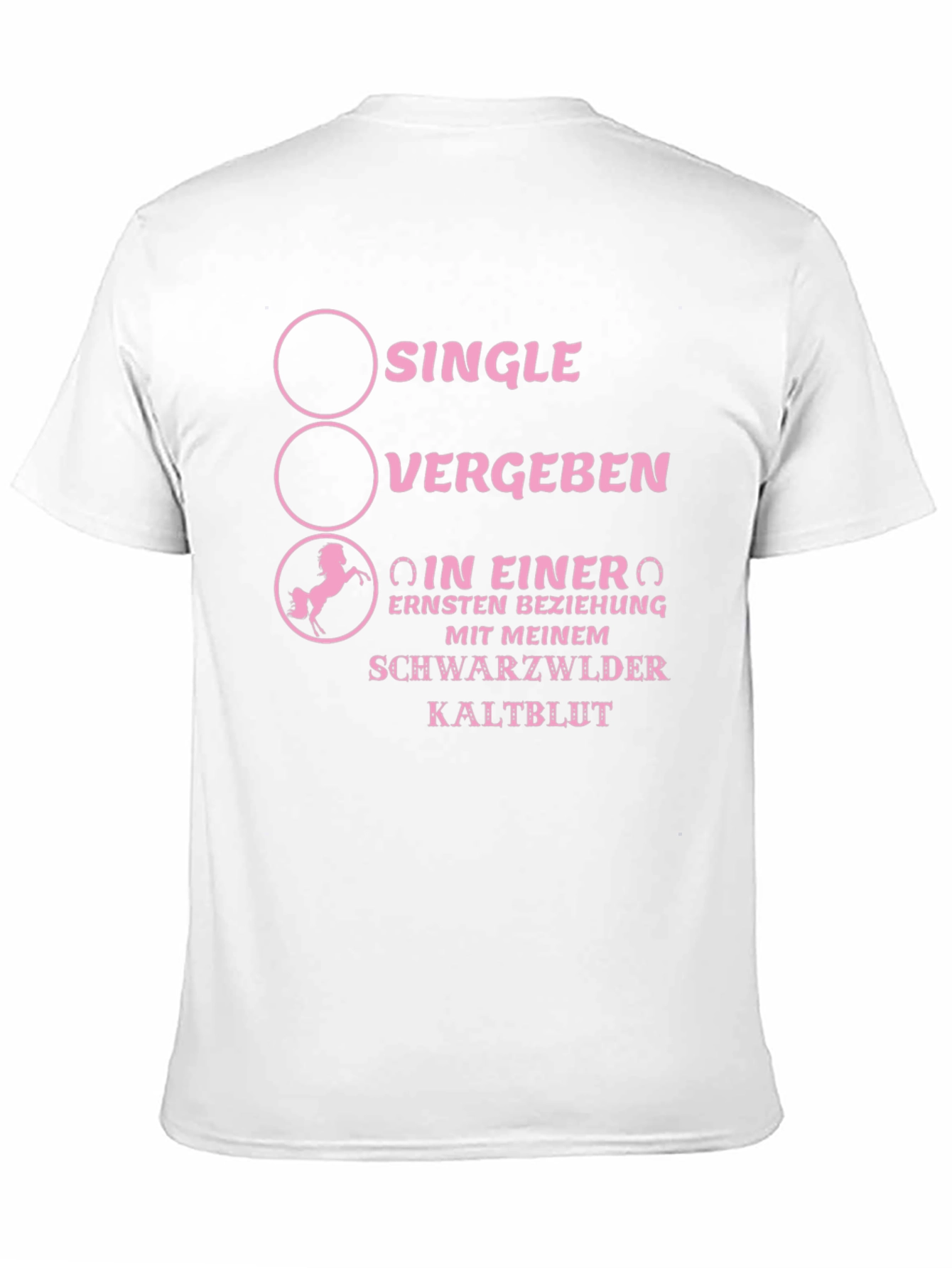 Single? Taken? Heavy Horse T-Shirt