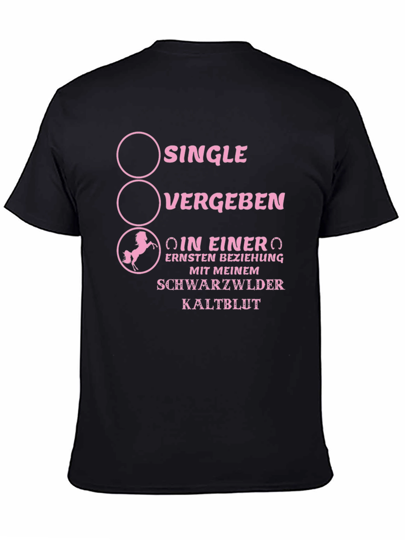Single? Taken? Heavy Horse T-Shirt