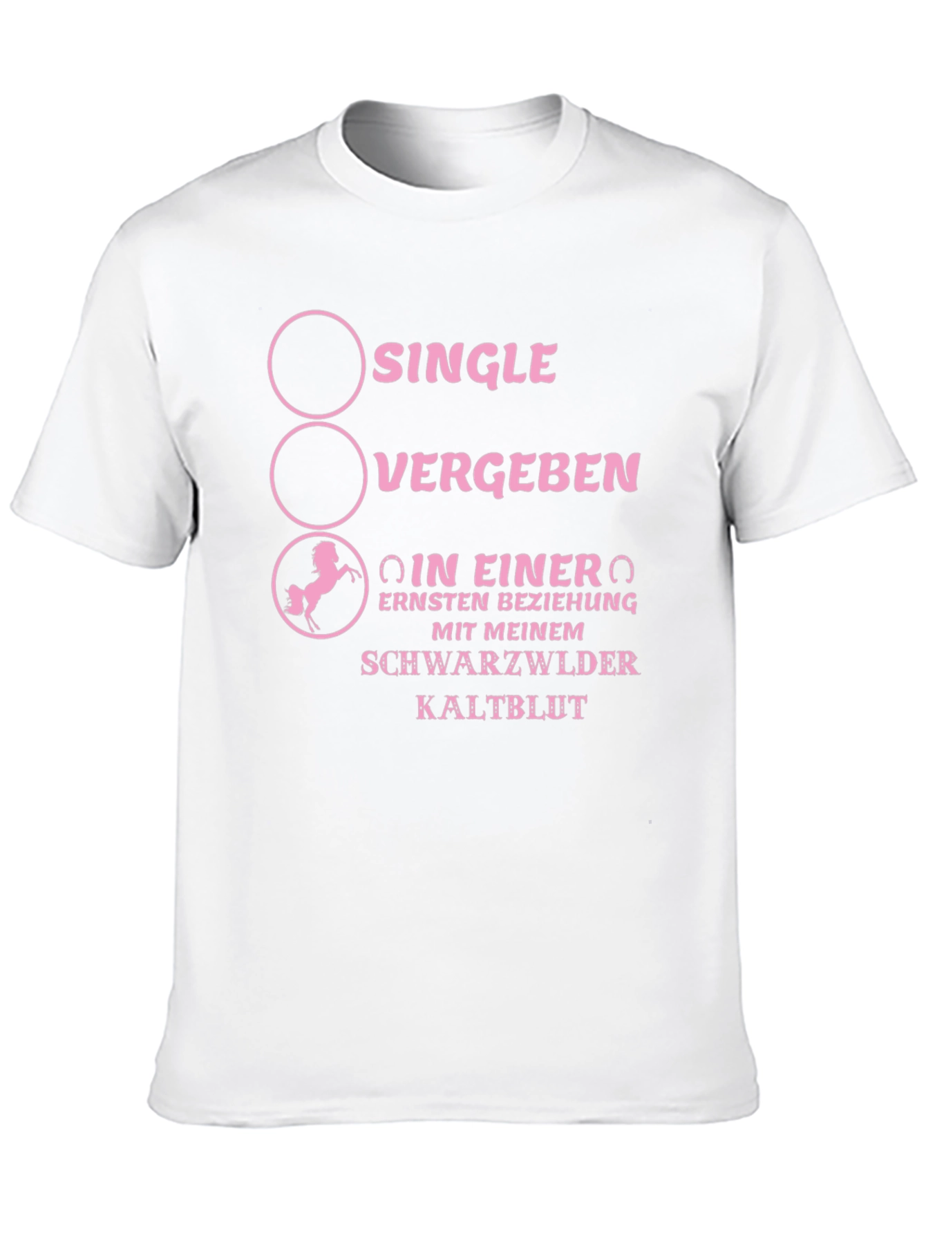 Single? Taken? Heavy Horse T-Shirt