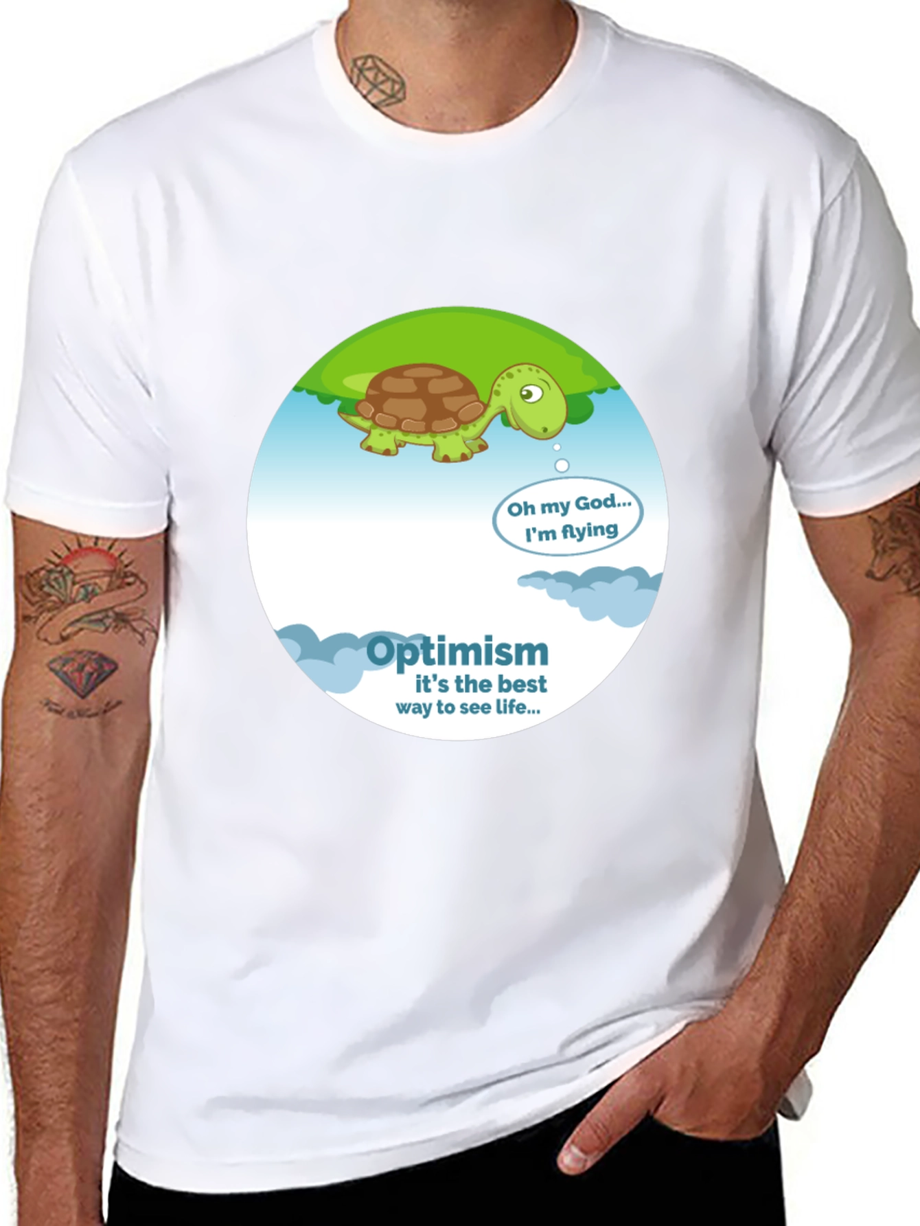 Optimistic Turtle T-Shirt