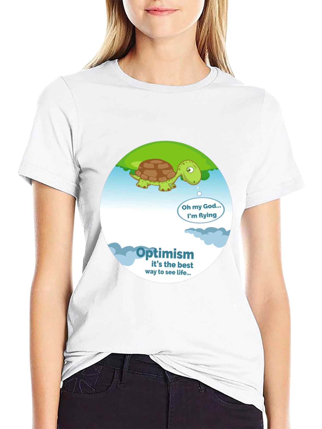 Optimistic Turtle T-Shirt