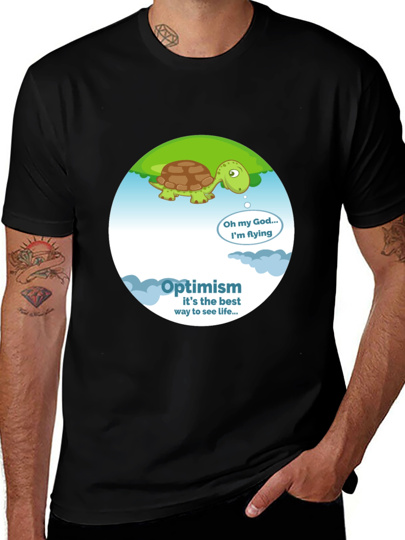 Optimistic Turtle T-Shirt