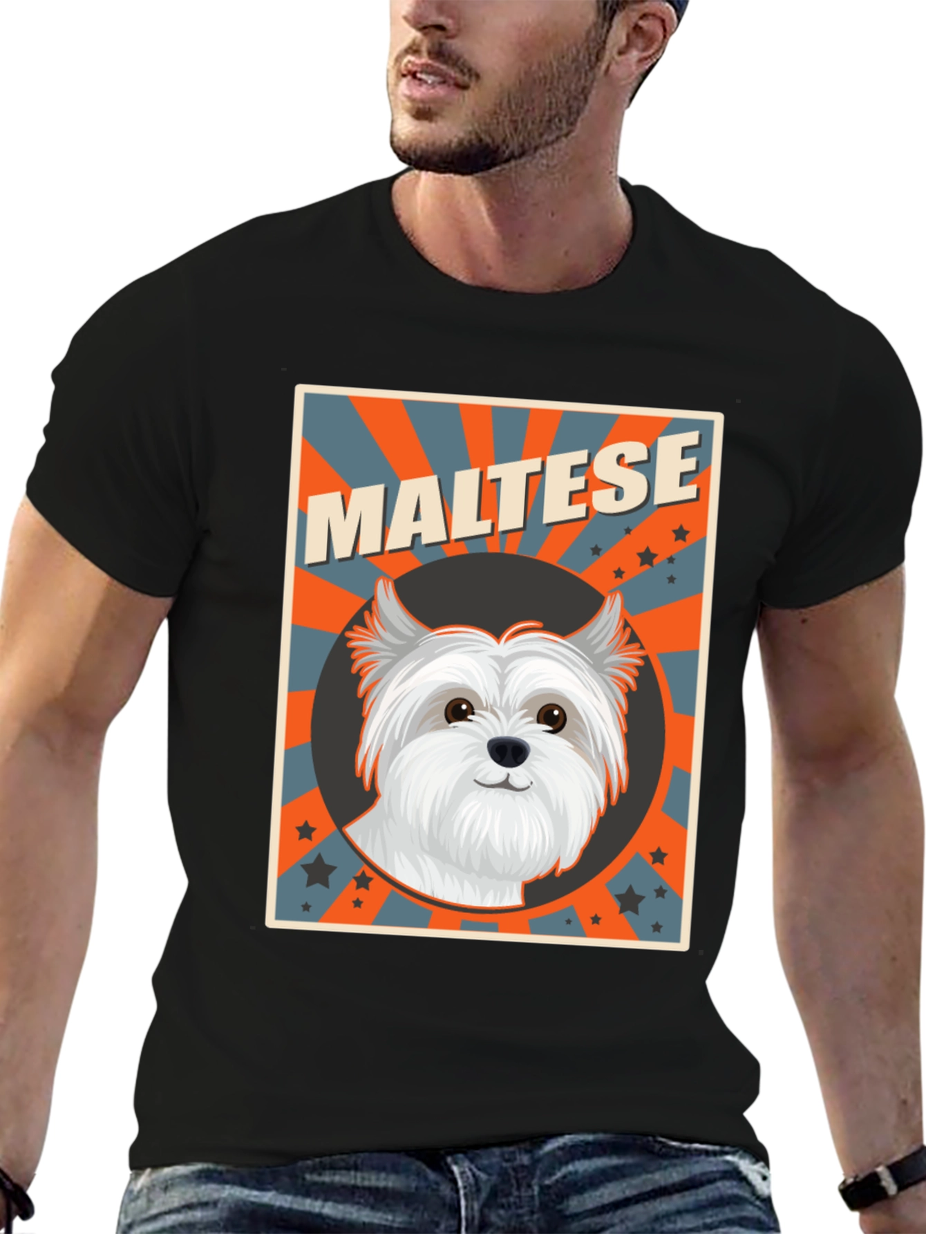 Maltese Dog Breed T-Shirt Cute Pet Tee
