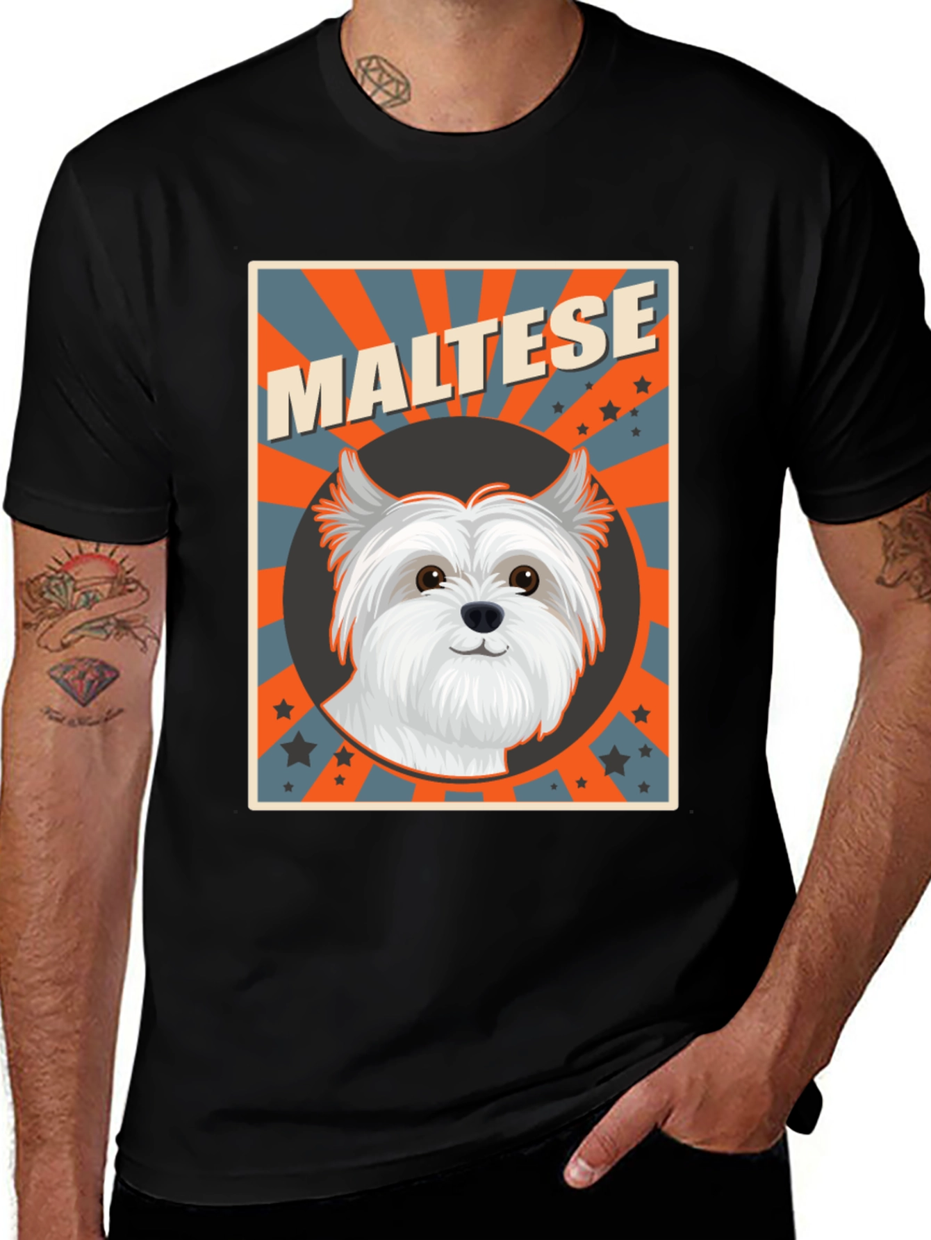 Maltese Dog Breed T-Shirt Cute Pet Tee