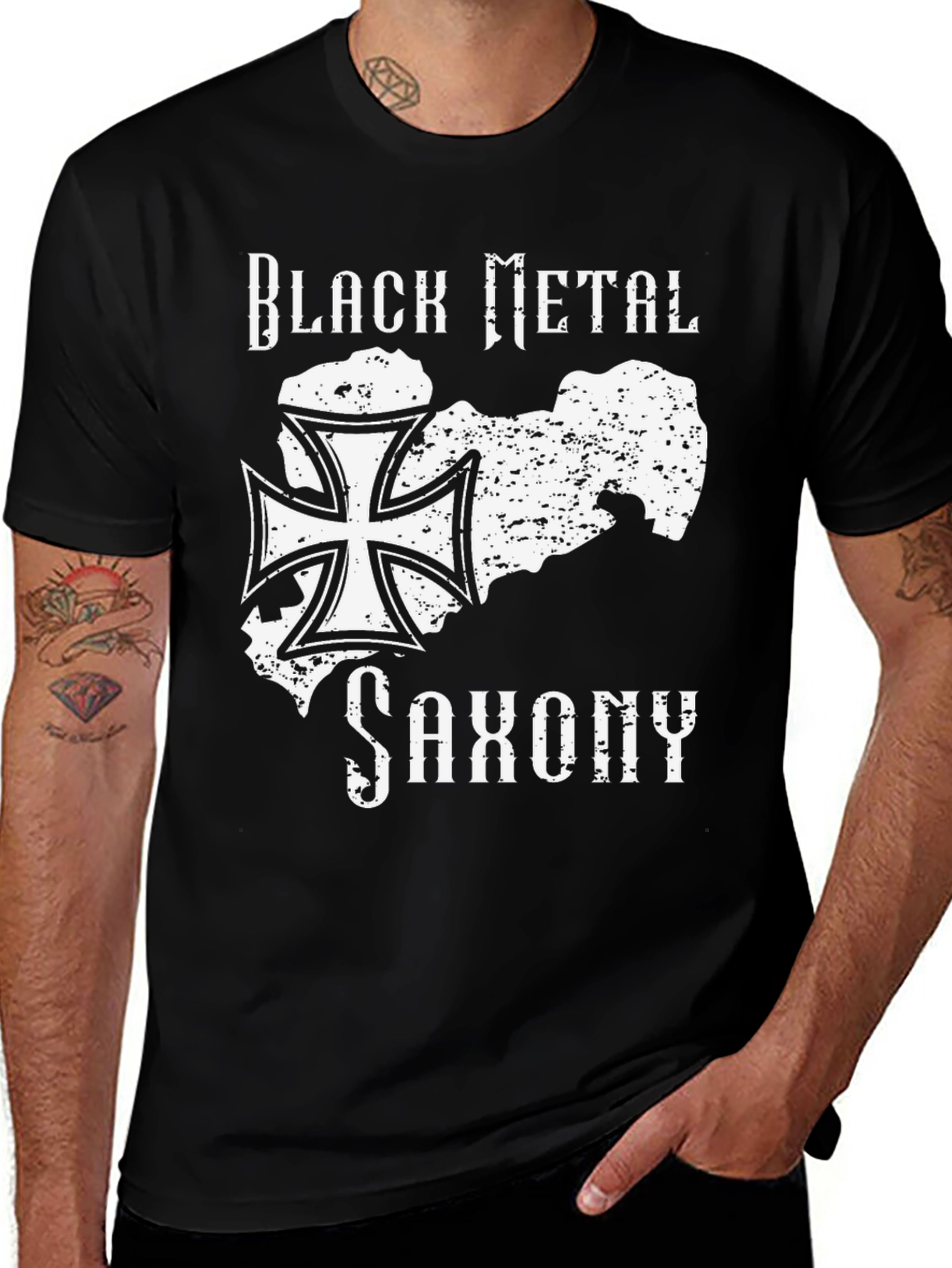 Black Metal Saxony T-Shirt