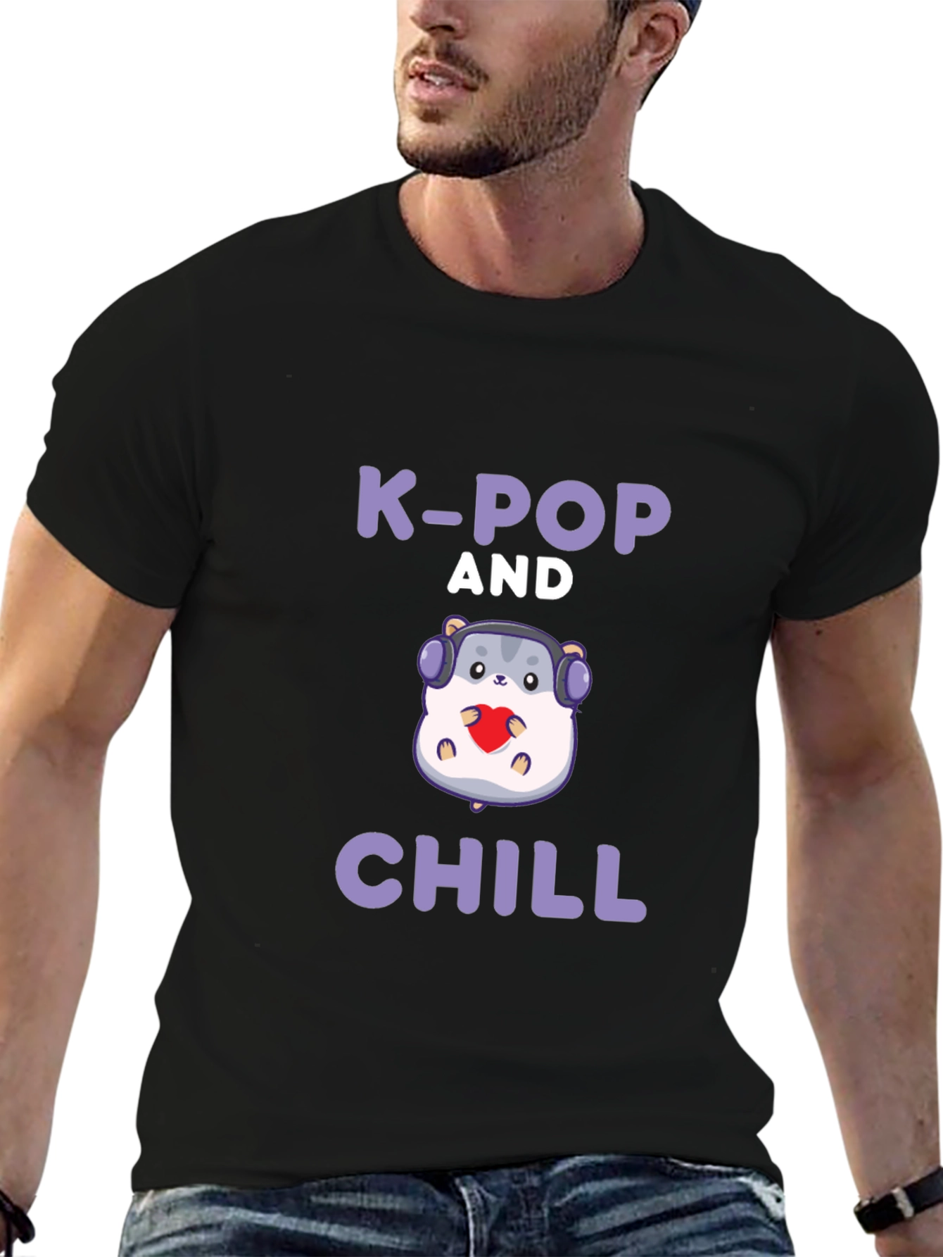 K-Pop and Chill Hamster T-Shirt
