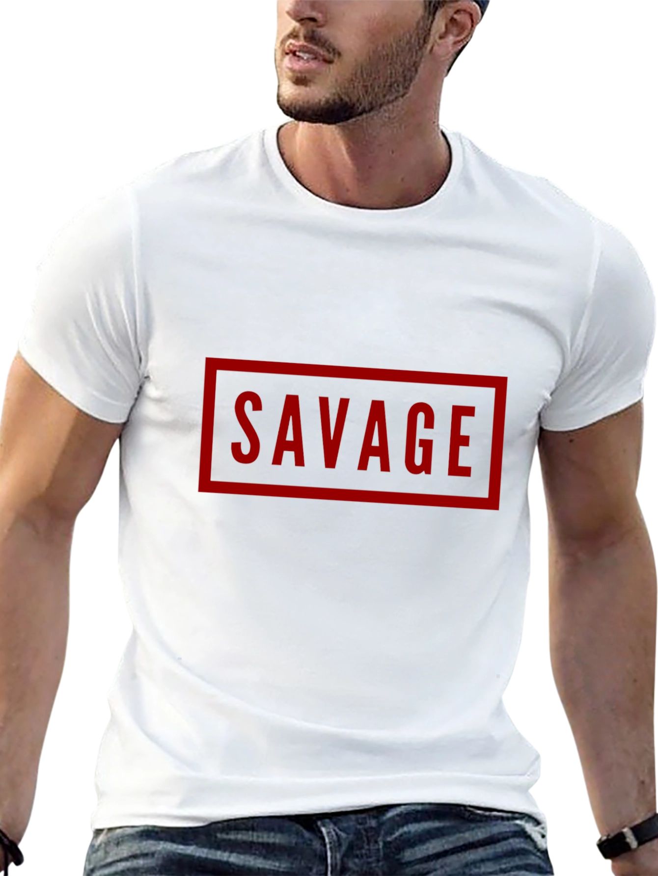 Savage Graphic Tee - Bold Statement T-Shirt