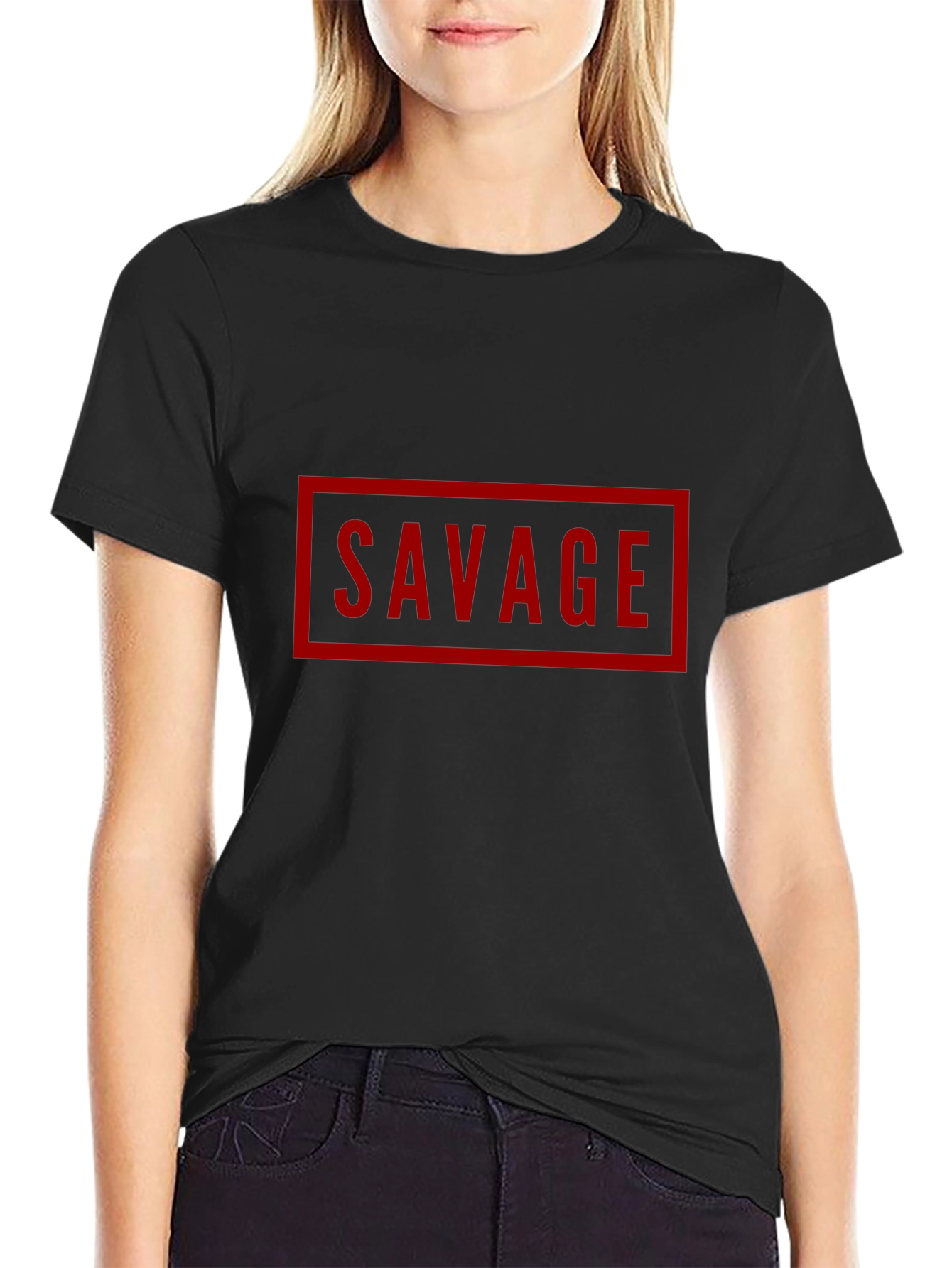 Savage Graphic Tee - Bold Statement T-Shirt
