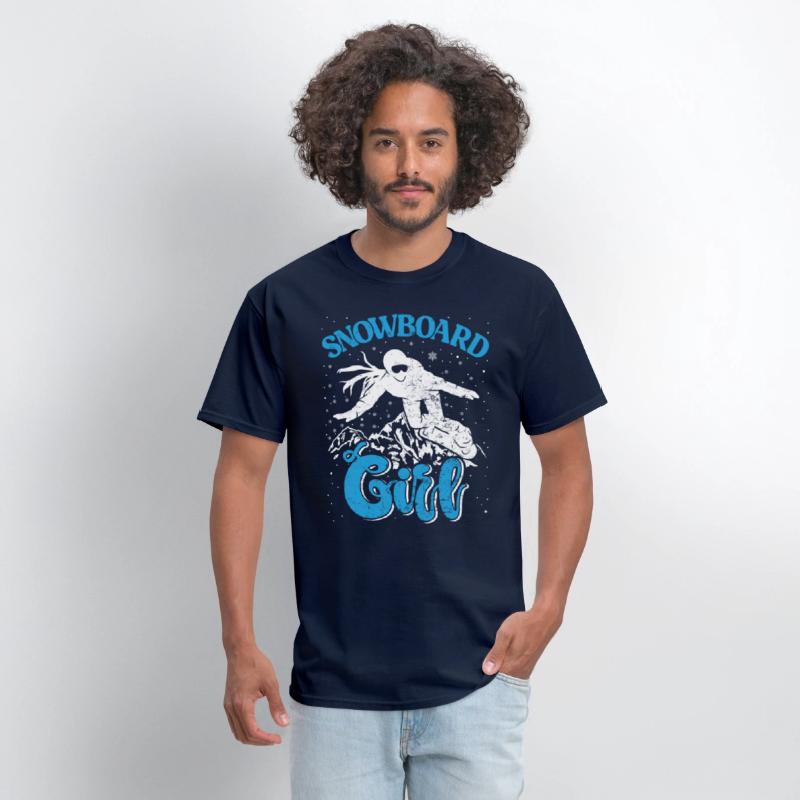 Snowboard Girl Snow Slopes Snowboarder
