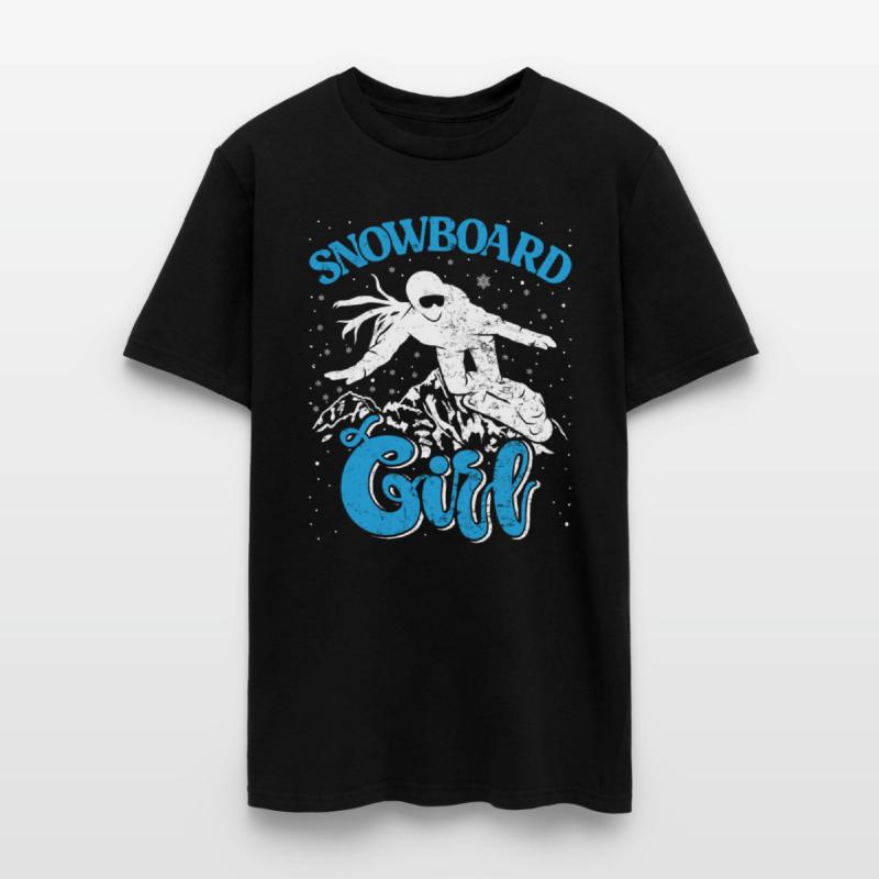 Snowboard Girl Snow Slopes Snowboarder
