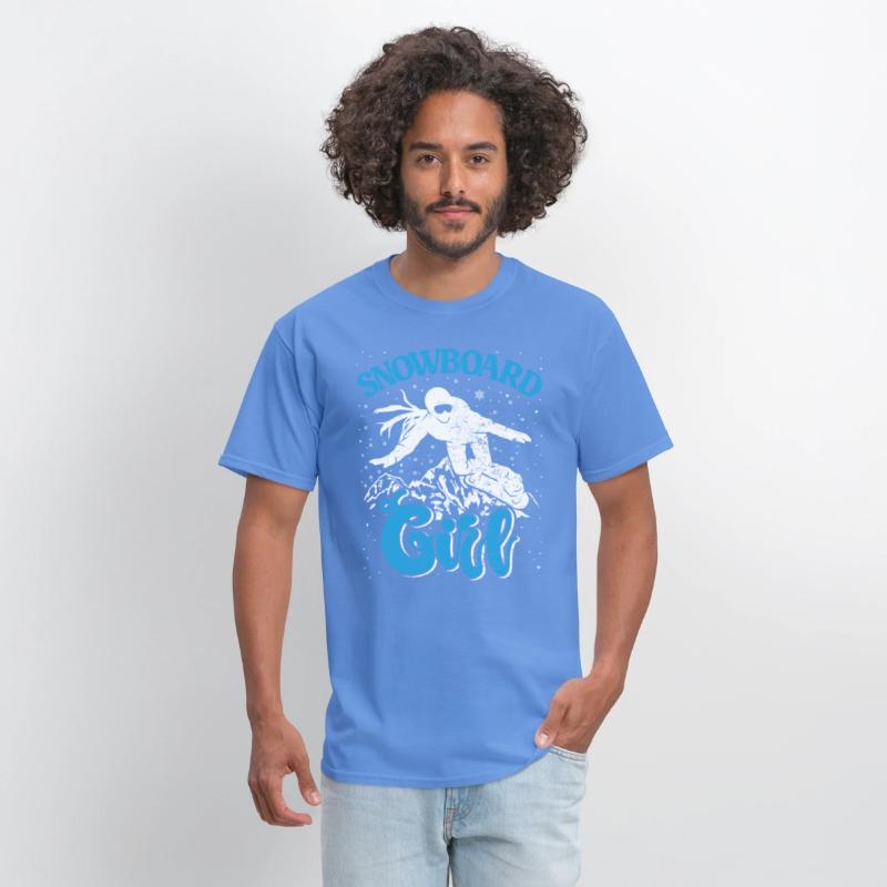 Snowboard Girl Snow Slopes Snowboarder