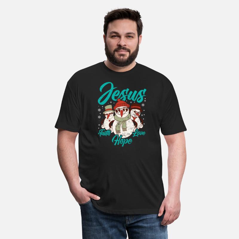 Snowmen Jesus Peace Hope Love Christmas