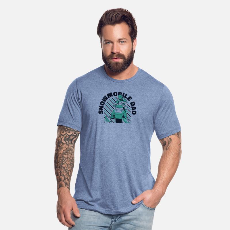 Snowmobile Dad Sledding Snowbike Racer Snowmobile